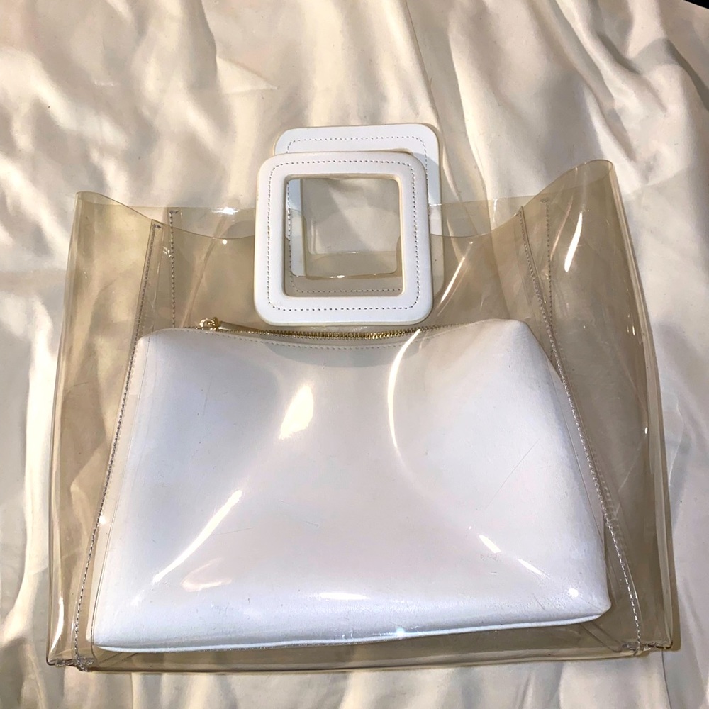 Staud white tote